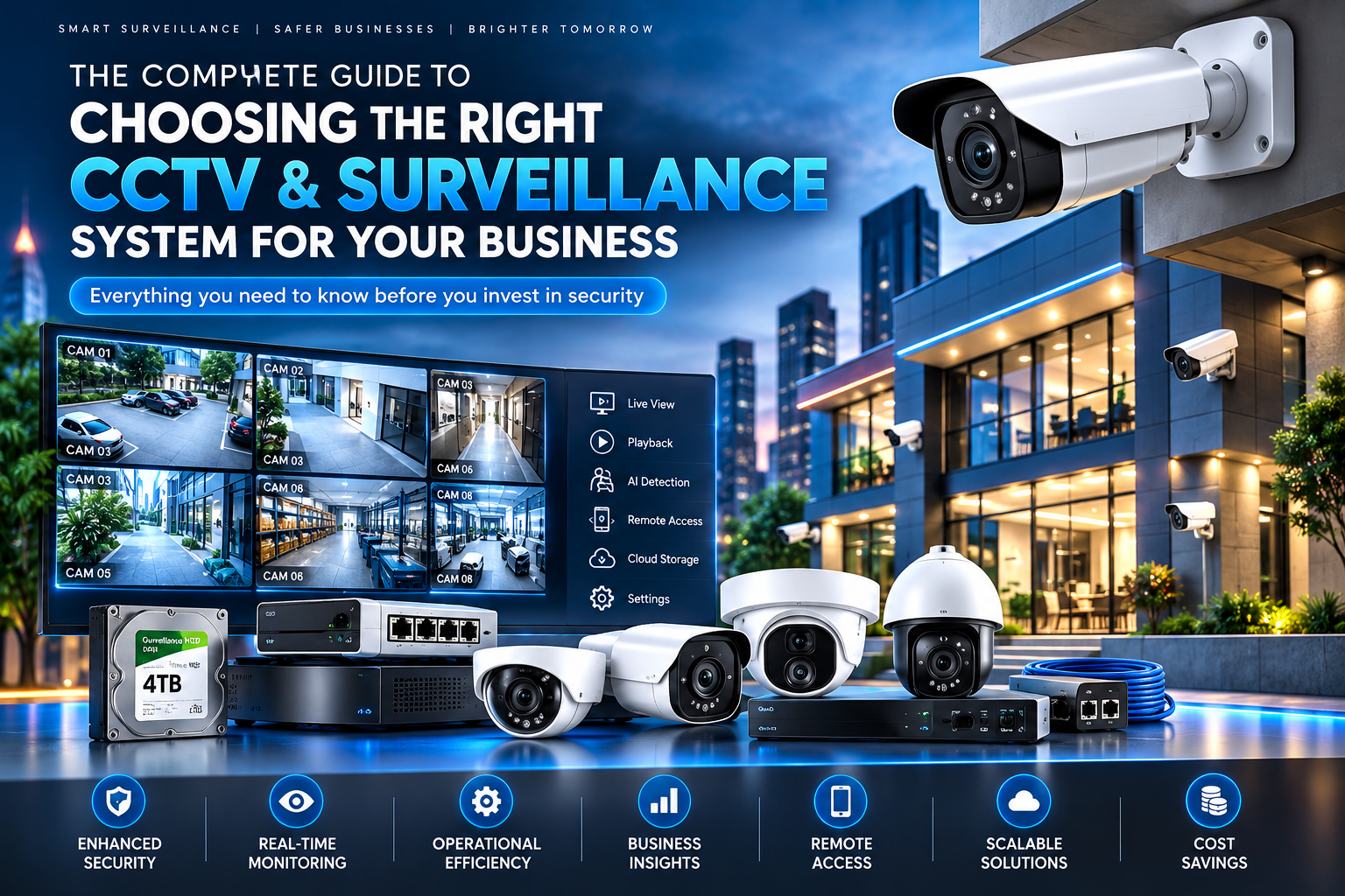 The Complete Guide to Choosing the Right CCTV & Surveillance System for Your Business