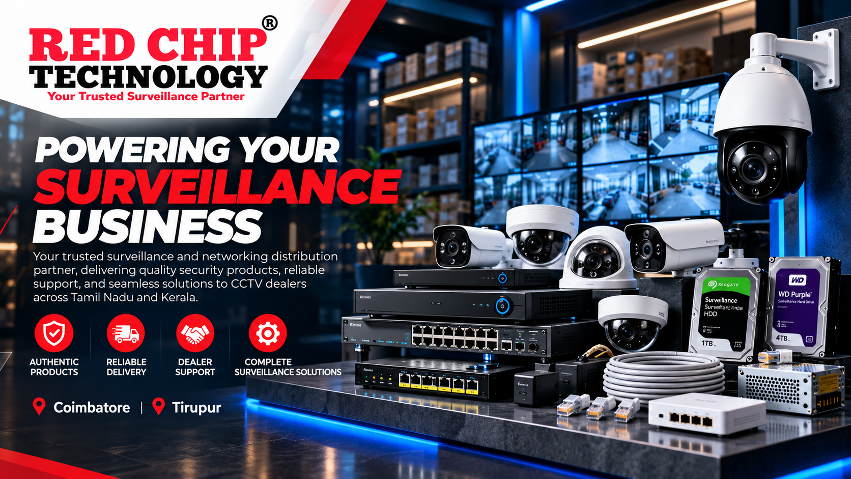 Red Chip Technology 3D Surveillance & Networking Products